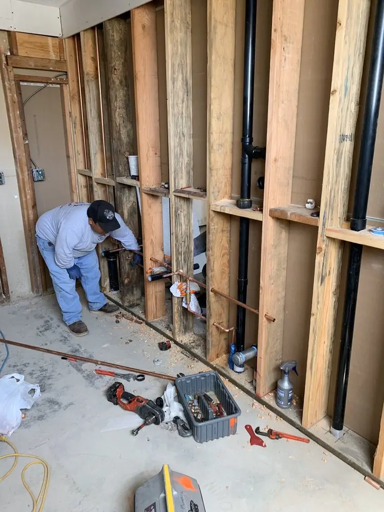 Commercial rough-in plumbing for Water Heater Replacement in Lake View